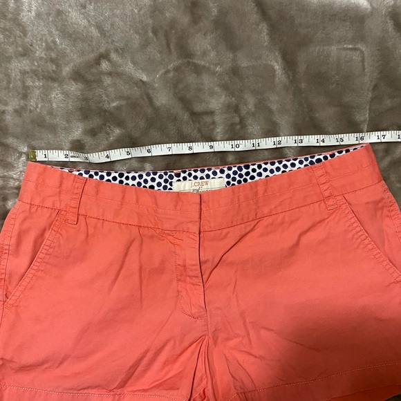 FREE SHIPPING J. Crew coral shorts - Picture 2 of 4